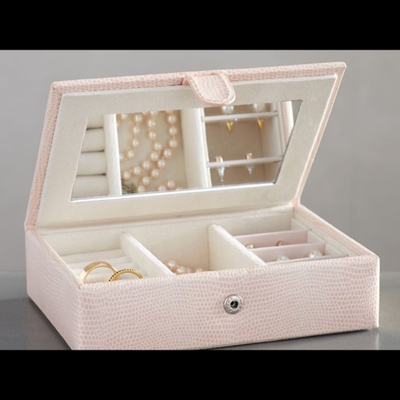 Pottery Barn Other - Pottery Barn McKenna Leather Jewelry Box